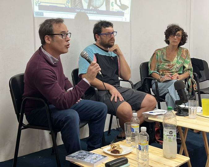 Panel de una charla
